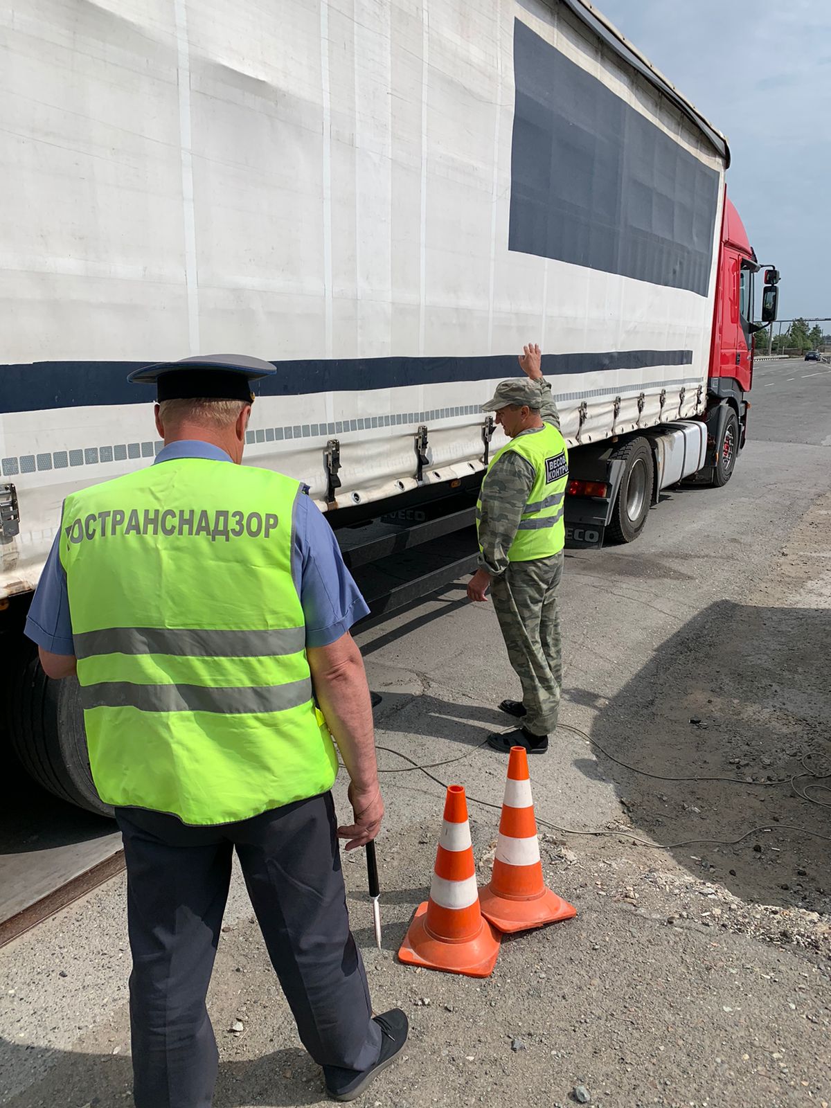 Проведение весового и габаритного контроля транспортных средств в городе Карасук